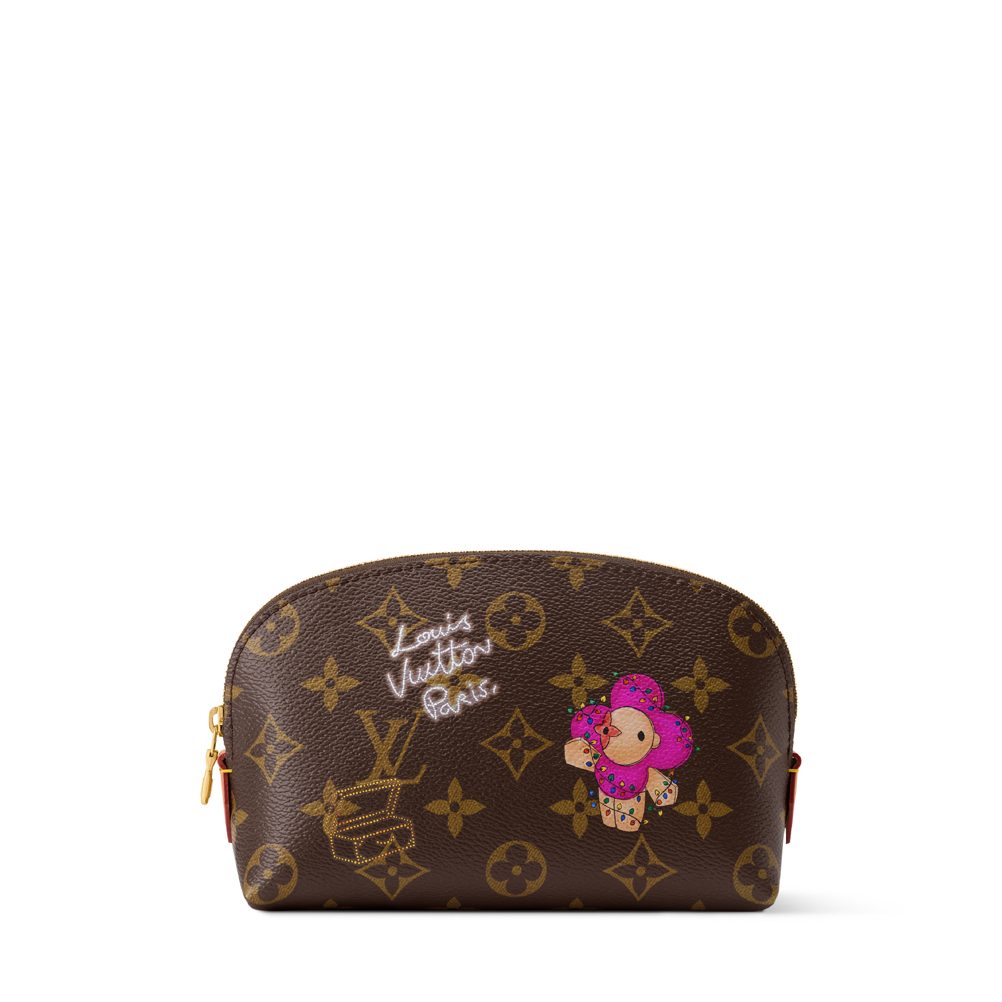 Cosmetic Pouch PM Monogram Canvas - Luxury Travel - M15359 Pink
